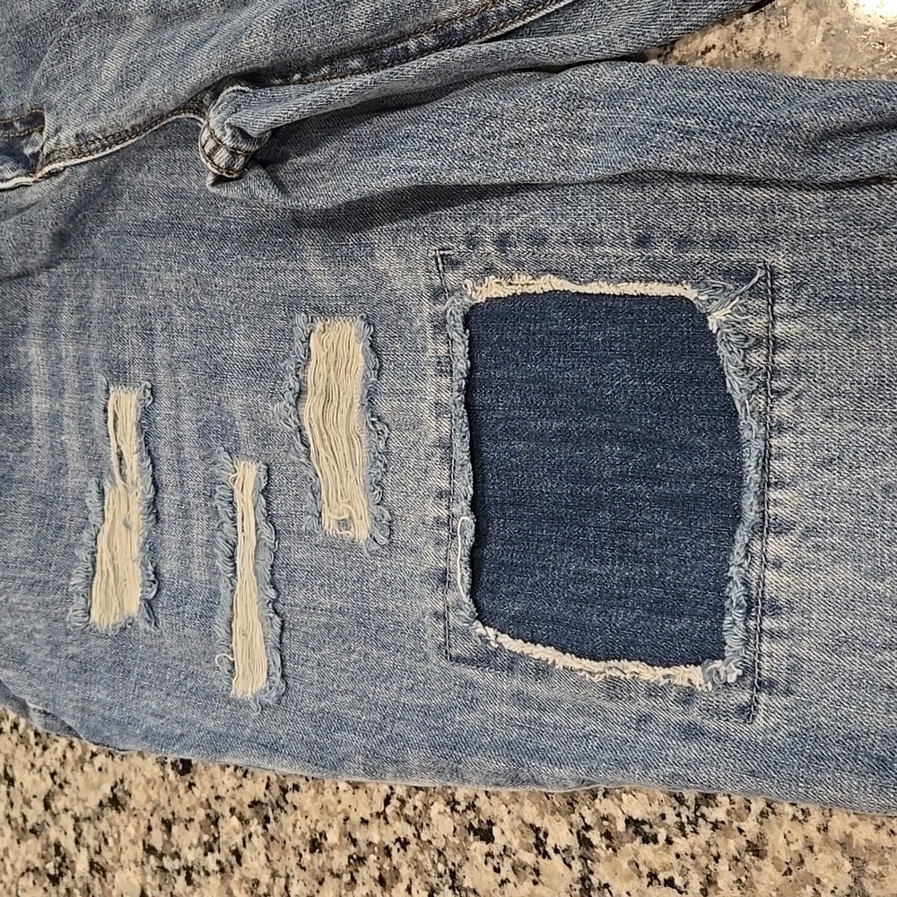 Boston Proper Patchwork With Sequines Distressed … - image 6